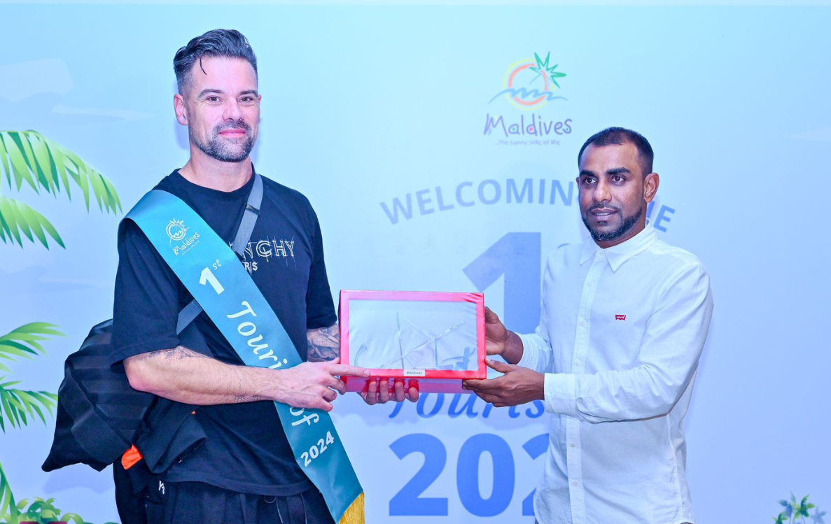 MALDIVES WELCOMED THE FIRST TOURIST OF 2024